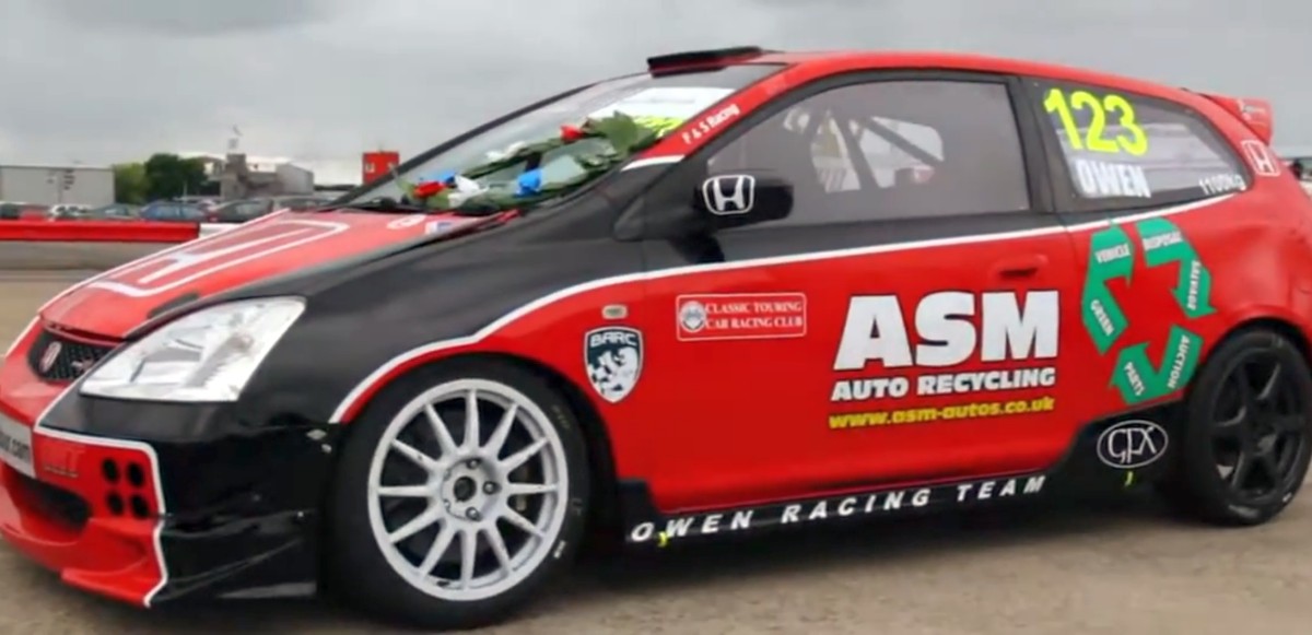 ASM sponsored Owen Racing Team Honda