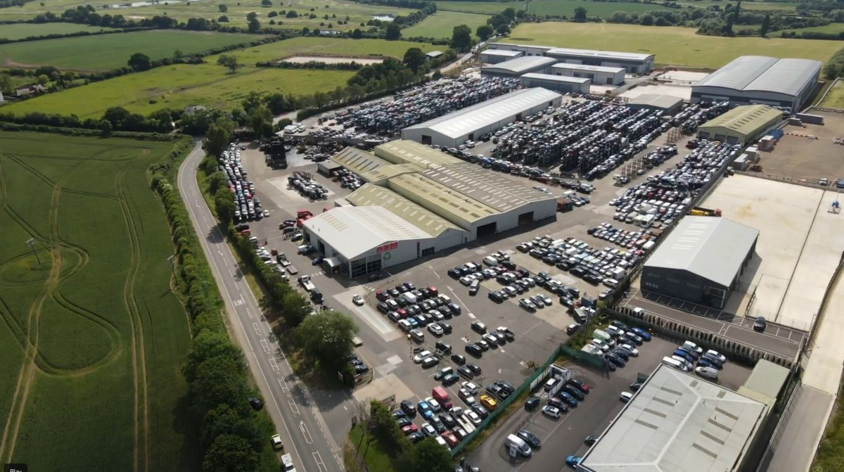 ASM Auto Recycling Thame HQ drone flyover
