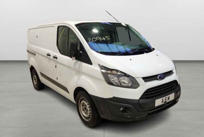 White van recently acquired by ASM Auto Recycling