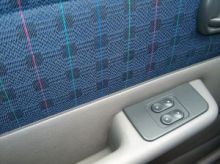 Car door interior upholstery