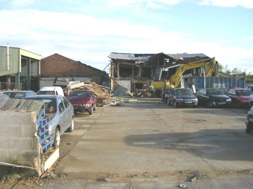 Old Oxford scrap yard site demolished